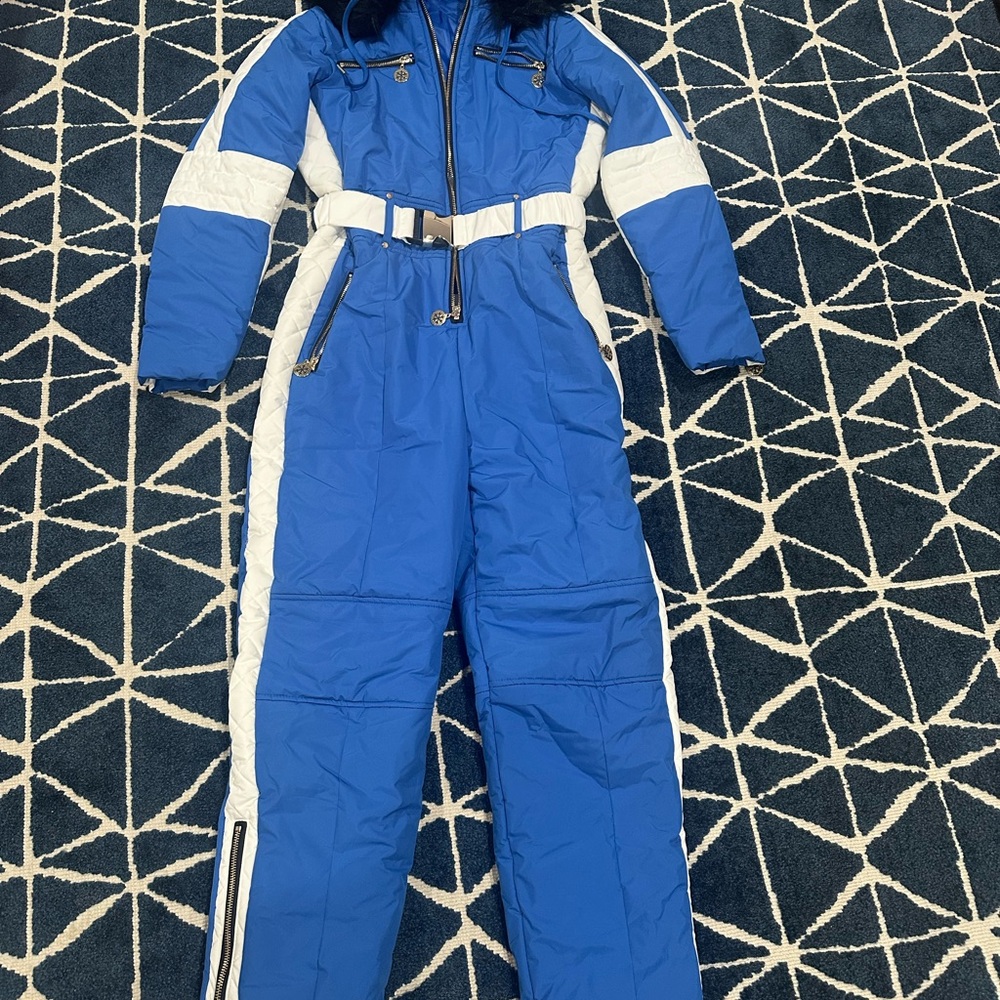 Womens Winter Ski Jumpsuits Navy Size S